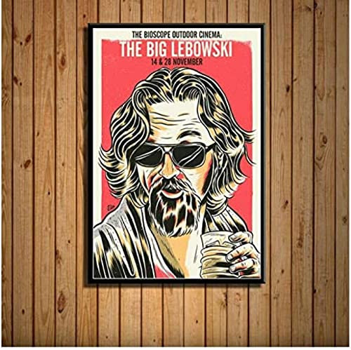 Poster The Big Lebowski Vintage-Filmplakat, Wandkunst, Bilder, Leinwand, Malerei, Poster Und Drucke, Heimdekoration 50X70Cm Kein Rahmen