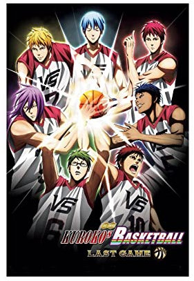 SRPM Kuroko's Basketball The Movie:Last Game Anime Leinwandposter Wandkunst Dekor Druck Bild Gemälde für Wohnzimmer Schlafzimmer Dekoration Rahmen: 30 x 45 cm