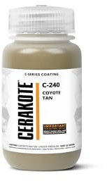 CERAKOTE® (AIR CURE C-Serie, Coyote Tan, 4 oz) | C-240T | Unsere Keramik-Technologie kombiniert Leistung mit Farbe auf allen Metallen, Polymeren + mehr