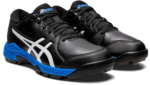 ASICS Scarpe da hockey Peake 2 GS per bambini, Nero e bianco, 35 EU