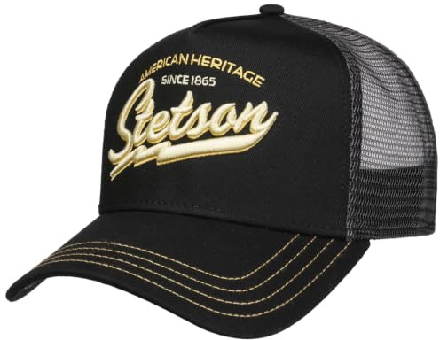 STETSON Since 1865 truckerkeps enfargad snapback Herr Aret runt