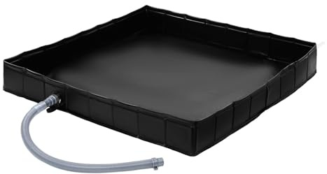 Base De Ducha Plegable, Plato De Ducha Portátil para Tienda De Campaña, Plato De Ducha para Camping con Drenaje, Base De Ducha Impermeable para Privacidad Al Aire Libre, Lavabo De Ducha para Bañar