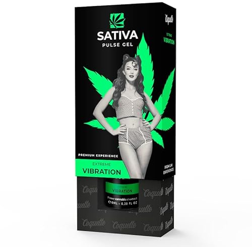 Lubricante Vibración Líquido | Pulse Gel | Sabor Cáñamo Sativa | Calentamiento, Vibración y Pulsación | Unisex