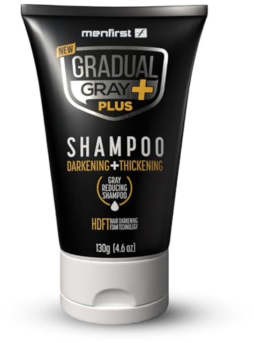 MENFIRST Gradual Gray PLUS Hair Dye Shampoo for Men