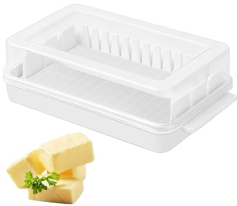 1 Beurrier Empilable De Qualité Supérieure Avec Fermeture, Beurrier,BeurrierPlastique,Boîte à Beurre Avec Couvercle-Polyvalent