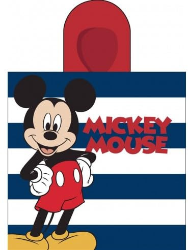 Disney Marvel Toallas Poncho Infantiles con Capucha 55x110cm 100% Microfibra Varios Diseños a Elegir (Mickey 14193)