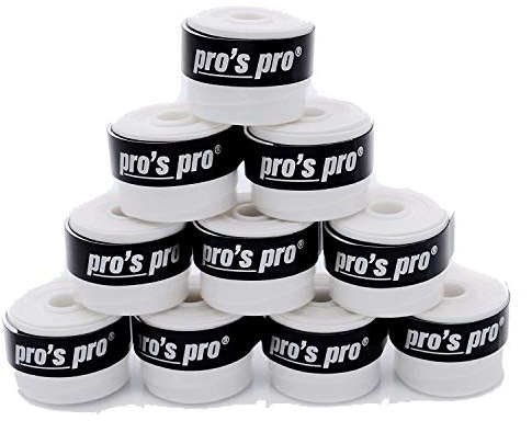 trendsportprofi Pros Pro Revoltec Tennis Griffband Weiß 10 Stück