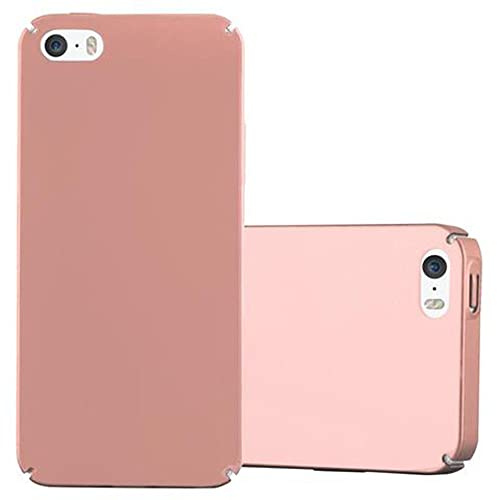 cadorabo Coque pour Apple iPhone 5 / iPhone 5S / iPhone SE en - Housse Protection Rigide en Plastique Dur avec Anti-Choc et Anti-Rayures - Ultra Slim Fin Hard Case Cover Bumper