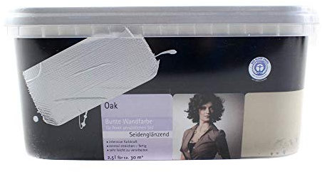 Innenwandfarbe oak braun seidenglänzend 2x2,5l