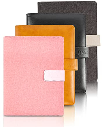 LIFEBOARD® PREMIUM Ringbuch DIN A5 - Nachfüllbar ohne Papier - Notizbuch - Organizer - Terminplaner - Kalender - Journal - Rezeptbuch - Tagebuch - Reisetagebuch - 6er Lochung rosa by ENDLICH ERFOLG