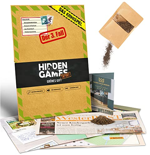 Hidden Games Tatort - Grünes Gift - Deutsch - Realistisches Krimispiel, spannendes Detektivspiel, Escape Room Spiel