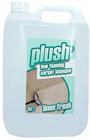 Carpet Shampoo Cleaner & Odour Deodoriser 5L Plush (Linen Fresh)