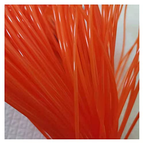 WWQQ Gradient Plat Synthétique Rotin Osier Rotin en Plastique Osier Matériel De Réparation 80m * 2.5mm pour Meubles Chaise De Jardin Table Panier De Rangement Bricolage Et Réparation, Couleur Café