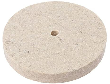 1 pz Trapano Mola Lucidatrice Ruota Feltro Tampone Abrasivo Disco Abrasivo Per Smerigliatrice Da Banco Utensile Rotante, 125mm