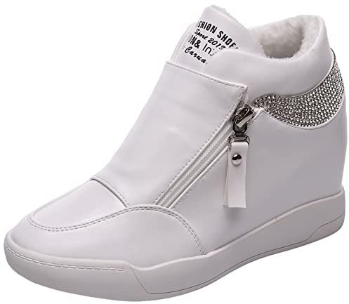 rismart Kvinnor Kil Plattform Stövel Snyggt Sneakersskor