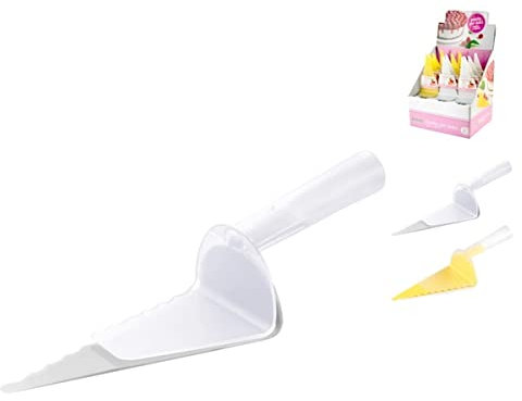 HABI 9614500 Pelle douce dentelée, Plastique/Abs, Jaune/Blanc