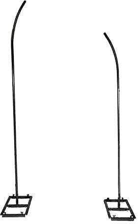 Arco Matrimonio Tubo Singolo Mezzaluna Palloncini Arco Nuziale con Base per Feste di Compleanno, Sfondo per Matrimonio, Decorazioni per Il Giardino (3 Colori) (Color : Black)