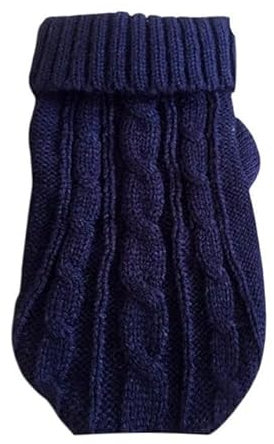 Hundepullover, warme Hunde- und Katzenkleidung für kleine, mittelgroße Hunde, wolliger, weicher Mantel, Outfits, Chihuahua-Bulldogge, gestrickte Welpenkleidung