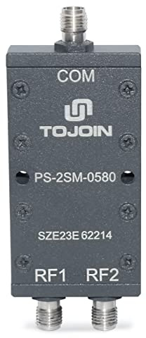 TOJOIN Divisor/Divisor de Potencia Pasivo de 2/4/8/12 vías, Conectores SMA/N Divisor de Cable Coaxial para Mediciones RF/Microondas Accesorios Divisor Coaxial, Sistema de Antena (PS-2SM-0580)