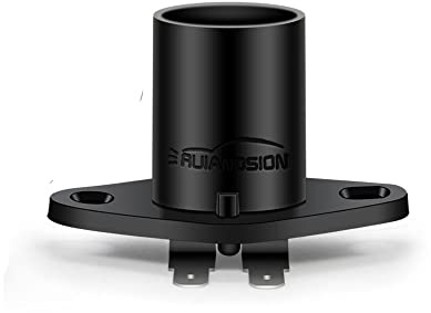 Ruiandsion Microwave Light Bulb Socket Z187 T170 Holder Base Replacement for Universal Microwave Pear Oven Lamp Socket-W02