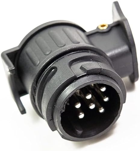 Web Truck Adapter 13- auf 7-polig – Für die Verbindung von PKW BZW. Anhängerkupplung mit 13-poliger Steckdose auf Anhänger mit 7-poligem Stecker
