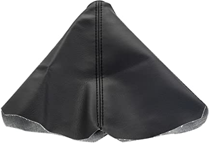 JNNJ Funda Negra para Palanca de Cambios, Funda Guardapolvo de Cuero PU, Recambios Universales para Pomos de Coches(Negro)