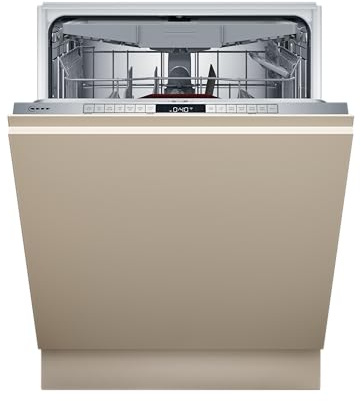 NEFF S257YCX03E, N 70, Smarter XXL Geschirrspüler Vollintegriert, 60 cm, Besteckschublade, Made in Germany, Zeolith-Trocknung, besonders leise Spülmaschine, höhenverstellbarer Oberkorb, Aqua Stop