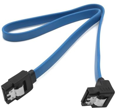 Cable 3,0 a Disco Duro SSD HDD Sata 3 Cable de ángulo Recto Recto Compatible con As-us MSI Gigabyte Placa Base Cable de Alta Velocidad (Color : 18)