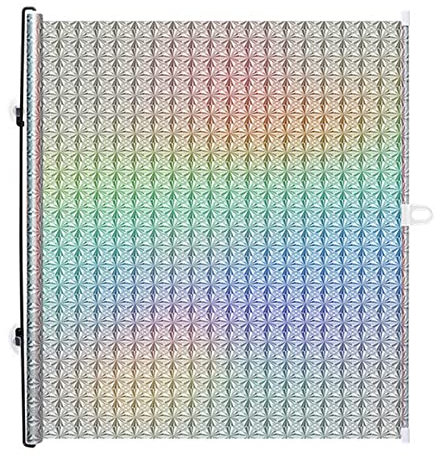 Verdunkelungsrollo, Saugnapf-Thermo-Rollos, stanzfrei einziehbarer Balkon-Sonnenschutz, Sonnenschutz-Isolierung, Schattierungsvorhang, Fenster-Rollo, Küche, Büro, Auto, Sichtschutz (B45 x H125 cm (18