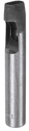 QUARKZMAN 16X8 mm Lochstanzer für Leder, Oval Locheisen für Bohrer, Lochstanze Einzelstanze für Gürtel Uhrenarmbänd Papier Dicke Stoffe Lederarbeiten Riemen