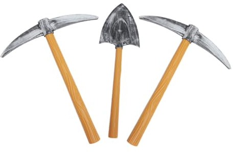 Warmhm Prop Piccone e Pala Schiuma per Costume Carnevale Cosplay Performance Scenica Resistente Design Unico Divertente
