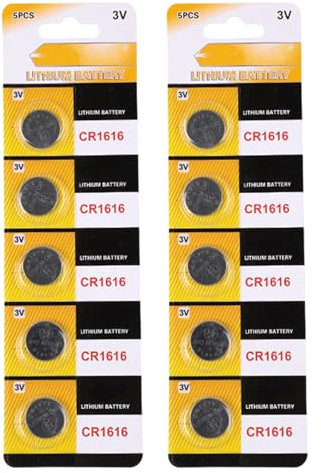 CR1616 CR1620 CR1625 CR1632 Pilas de botón de litio 3 V para llaves de coche, mandos a distancia y dispositivos con bajo consumo de energía