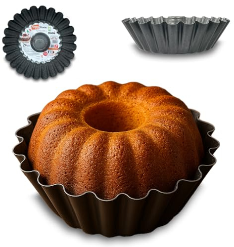 ARCA, Teglia 24 cm per Forno, Antiaderente e Adatta alla Lavastoviglie, in Alluminio, Forma Margherita, Made in Italy