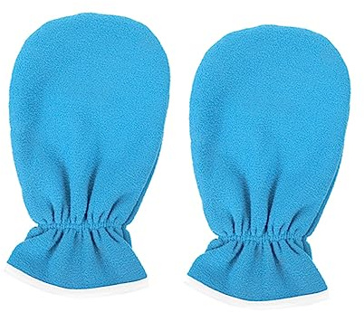 OFFIGAM Guantes Hidratantes para Spa Talla Única Gel de Aceites Esenciales Exfoliantes para Cuidado de Manos Secas y Sensibles en Casa
