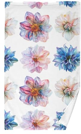 KLL Serviette pour le visage Beauty Dahlia White Spa 40,6 x 71,1 cm Petite taille