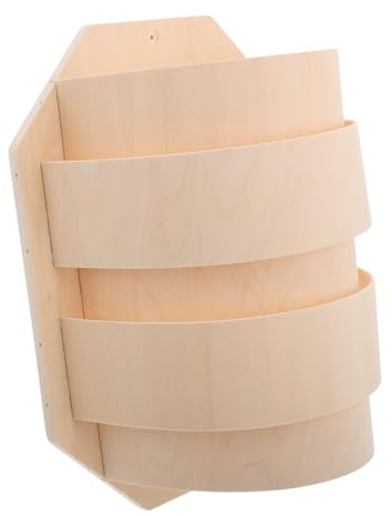 TOYZFRIENDY Paralume Sauna in Legno Sottile e Leggero Lampada Da Angolo Delicata Per Sauna e Stanza Vapore Copertura Lampadina Decorativa e Facile Da Pulire