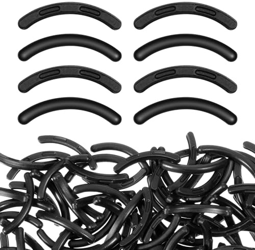100PCS Eyelash Curler Refills Silicone Eyelash Curler Pads Universal Eye Lash Curlers Refill Pads High Elasticity Replacement Pad Gentle Safe on Lashes Compatible with Eye Lash Curlers