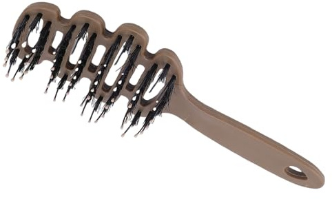 BRRNOO Brosse Volumatrice de Racines pour Cheveux Fins et Plats, Effet Couronne élevée, Levage des Racines, Brosse à Cheveux Creuse Portable (de soin des)