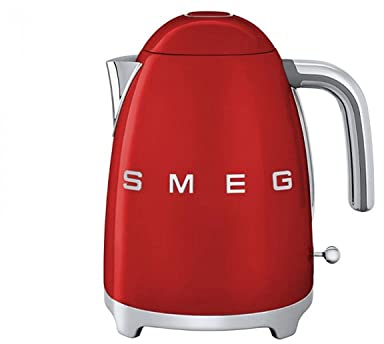 Smeg KLF11RDUK 1.7L 3000 W Red – Electrical Kettle (3000 W, AC, 220 – 240, 50/60)