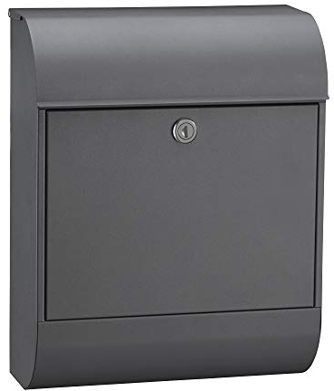 Renz 872500DE MEFA Pearl 872 Boîte aux lettres Gris basalte Ouverture sur le haut 450 x 352 x 160 mm