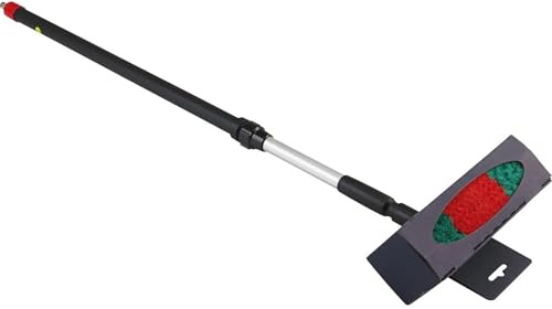 Vikan - Transport Actieset (Waschbürste - kurzer Teleskopstiel mit 'Gardena' Nippel) | Kompatibel mit Gardena-Kupplungen, schwarz