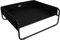 Easipet Elevated Dog Bed Black, Large 85x85x33cm, Steel Frame with Raised Sides