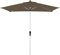 Doppler Aluminum Parasol SL-AZ 220x140- Rectangular Crank Umbrella- Modern Design- Strong UV Protection- 220x140cm- Greige Taupe