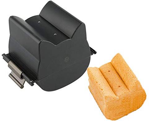 CapriTech Non-Stick Pullman Loaf Pan with Lid-Kitten Shape 600g Bread Baking Tins Toast Mold for Making Sandwiches