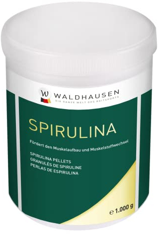 WALDHAUSEN Spirulina Pellet- Fördert den Muskelaufbau und Muskelstoffwechsel, 1000 g