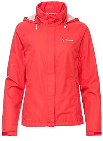 VAUDE Escape Bike Light Regenjacke Damen – Gefütterte Regenjacke mit 2-Lagen Membran, reflektierende Jacke wasserdicht 412g
