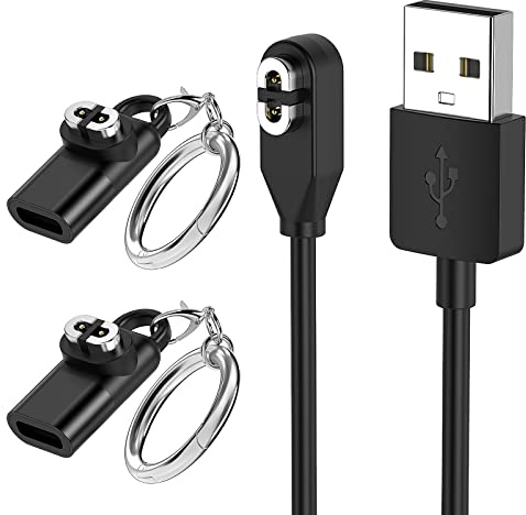 FYOUNG Cable de carga para auriculares Shokz Aeropex AS800 y Aftershokz Openrun/Openrun Pro/Opencomm/OpenRun Mini con adaptador tipo C, cable de carga USB para auriculares Bluetooth de conducción