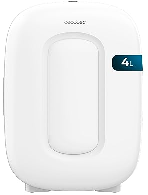 Cecotec Mini Nevera Bolero MiniCooling 4L Bora White, Funcionamiento 12V-220V, Compatible coche y caravanas, Función enfriamiento y calentamiento, Rango temperatura 5-65º, Transporte fácil