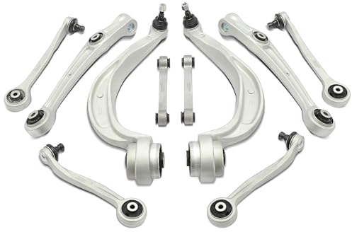 Frankberg Lot de 10 bras de suspension compatibles avec A4 8K2 B8 1,8L-3,2L 2009-2011 A4 Avant 8K5 B8 1,8L-3,2L 2009-2011 A5 8T3 1,8L-4.2L 2009-2011 A5 Cabriolet 8F7. Q5 8RB de rechange # 8K0407151B