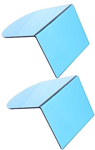 BCOATH 2stücke Förmige Transparente -buchstützen Für Zuhause Und Büro Stabiler Buchhalter Für Buchpräsentation Und Organisation